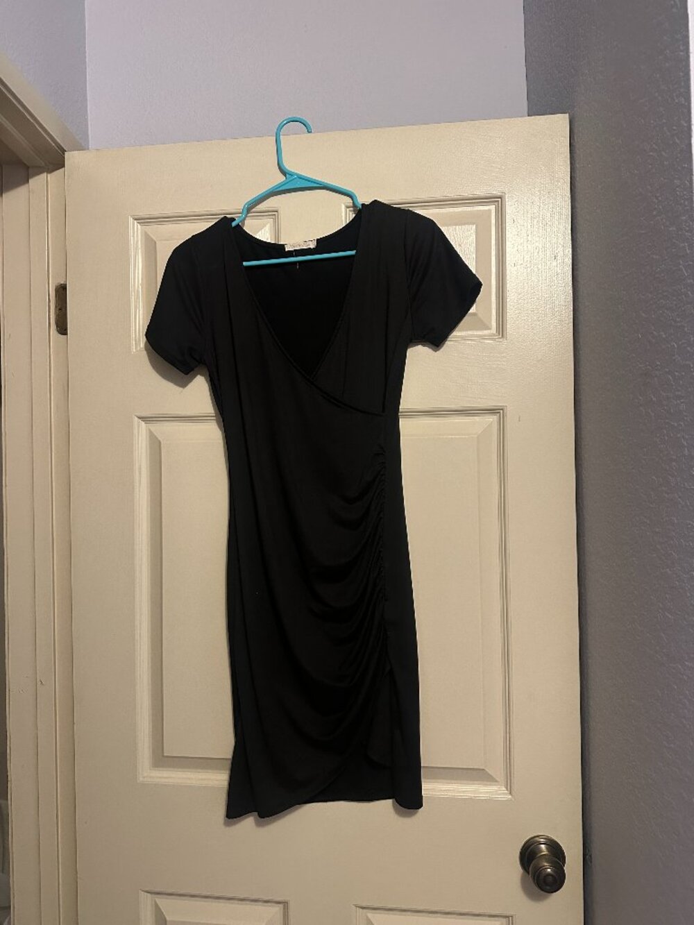 Heart Hips Black Mini Dress - Size S